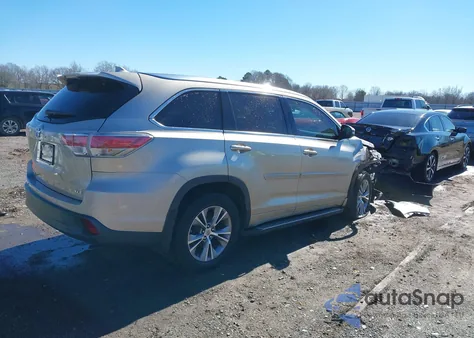 2014 Toyota Highlander Xle V6 from USA, damaged, VIN 5TDKKRFH6ES011920